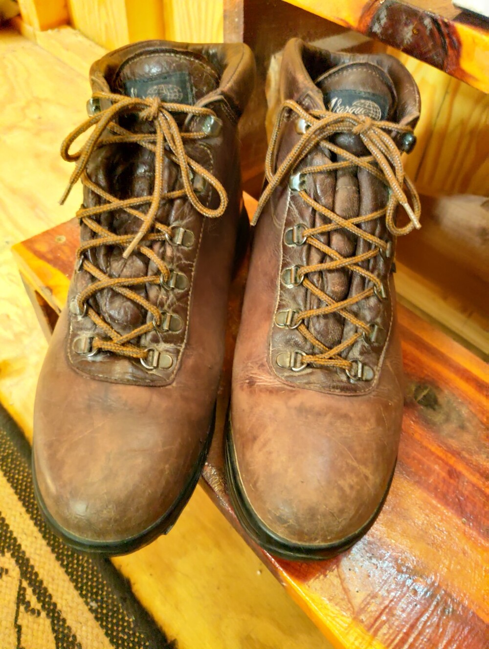 Vasque Sundowner GTX Leather Hiking Boots Brown Made in Italy 7994 Men’s 11.5 M
